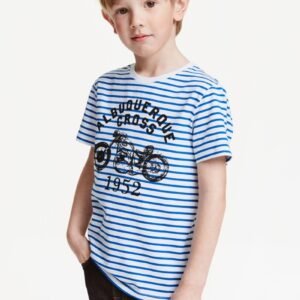 Boys Short Graphic Top